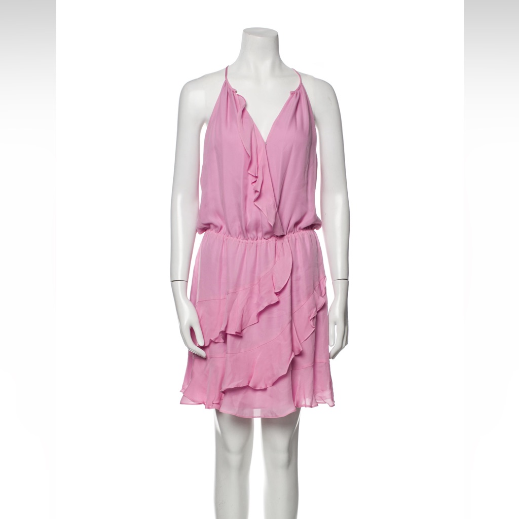 Parker Silk Mini Dress - Size M- New Without Tags